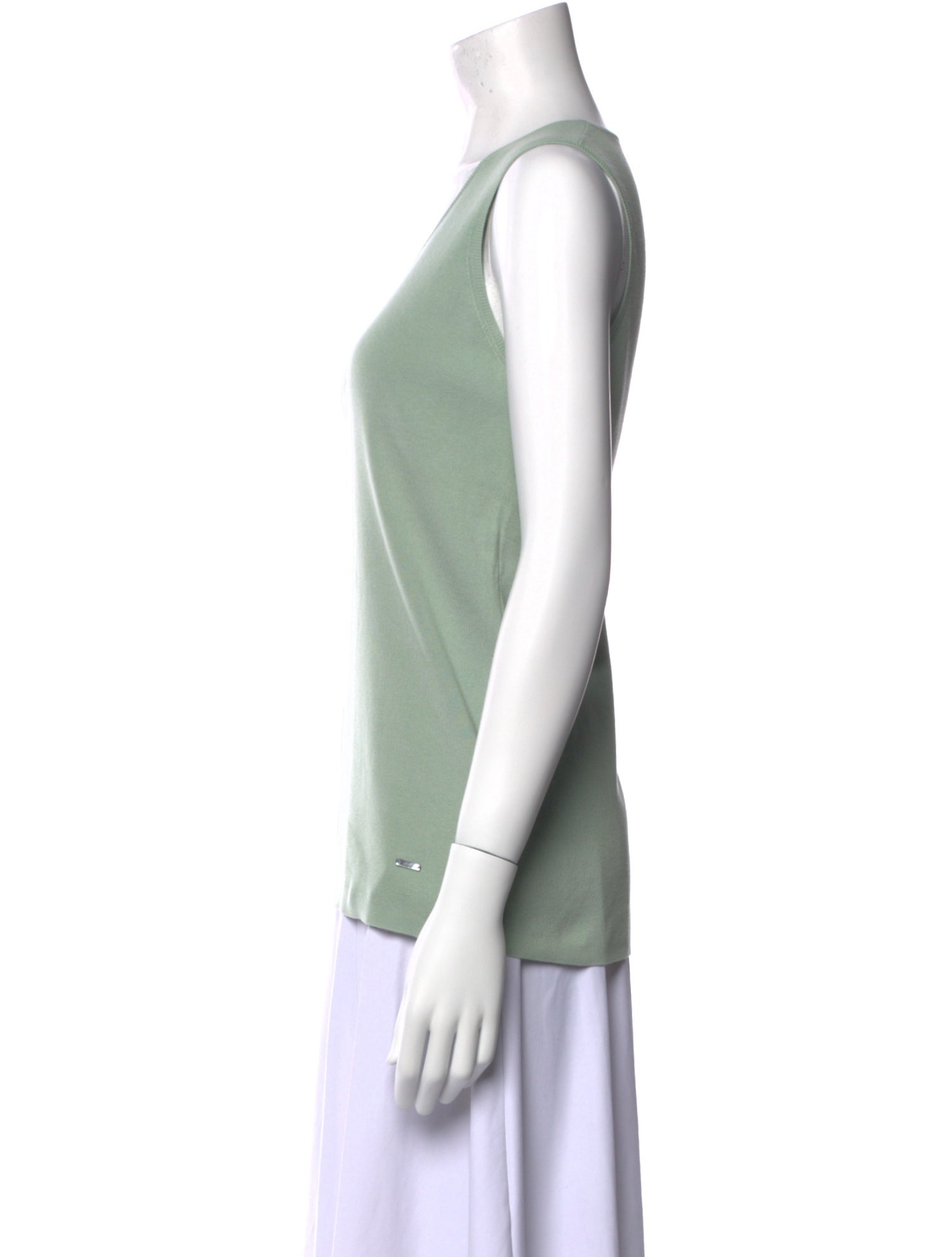 Akris Scoop Neck Sleeveless Top