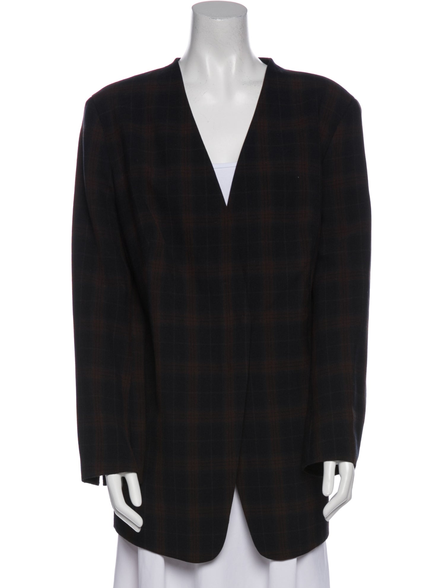 Akris Plaid Print Jacket