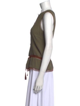 Akris Silk Crew Neck Top