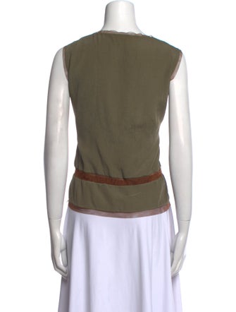 Akris Silk Crew Neck Top