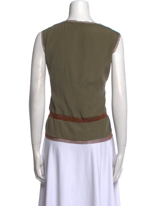 Akris Silk Crew Neck Top