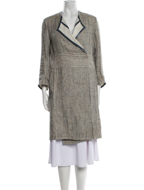 Akris Tweed Pattern Coat