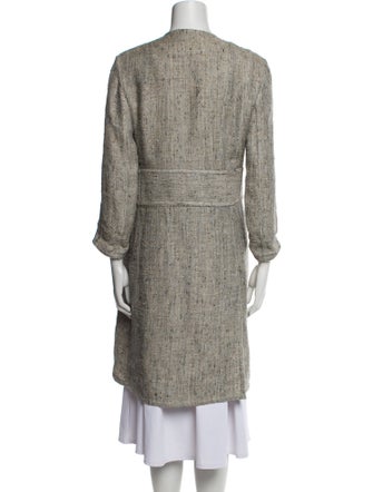 Akris Tweed Pattern Coat