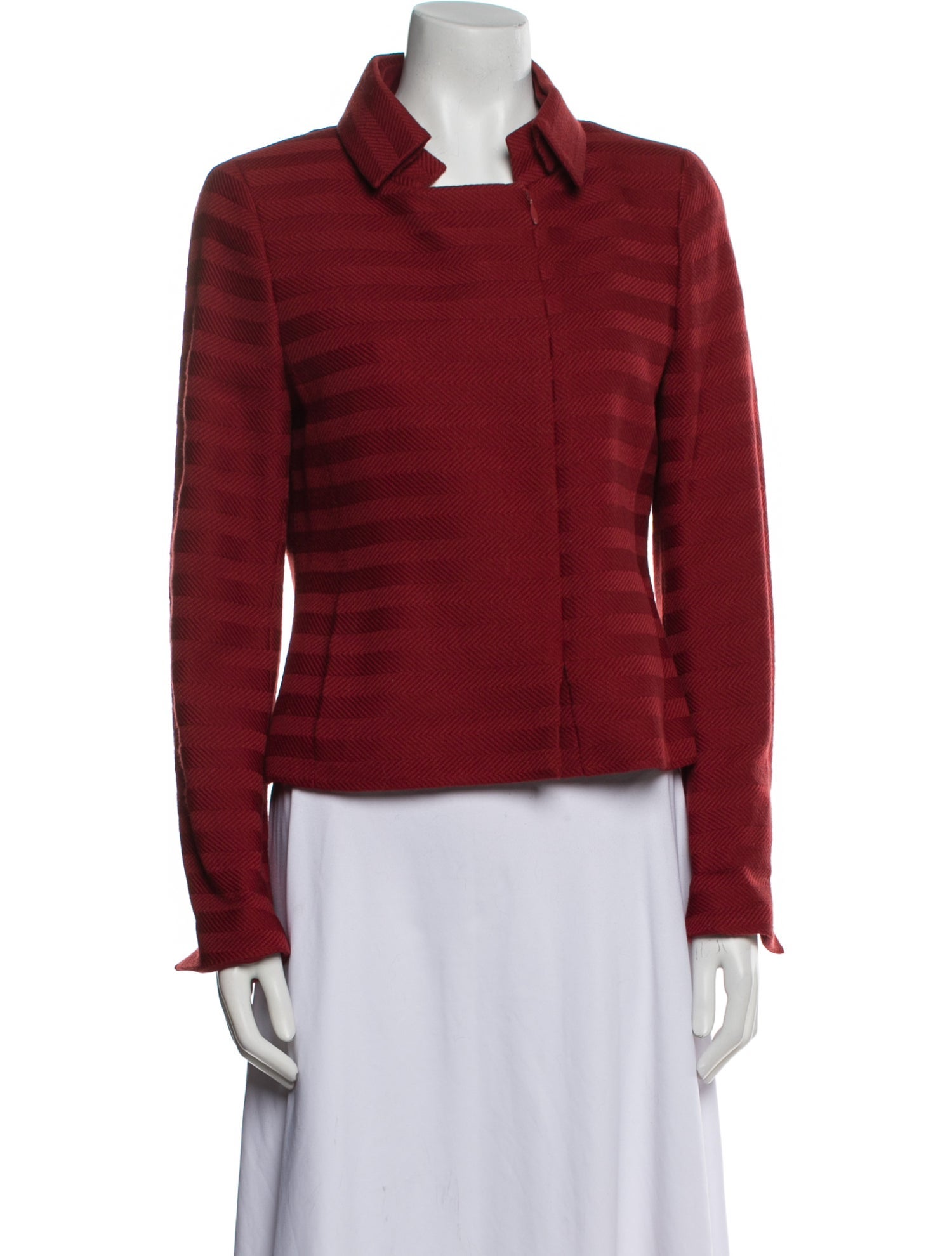 Akris Wool Tweed Pattern Jacket