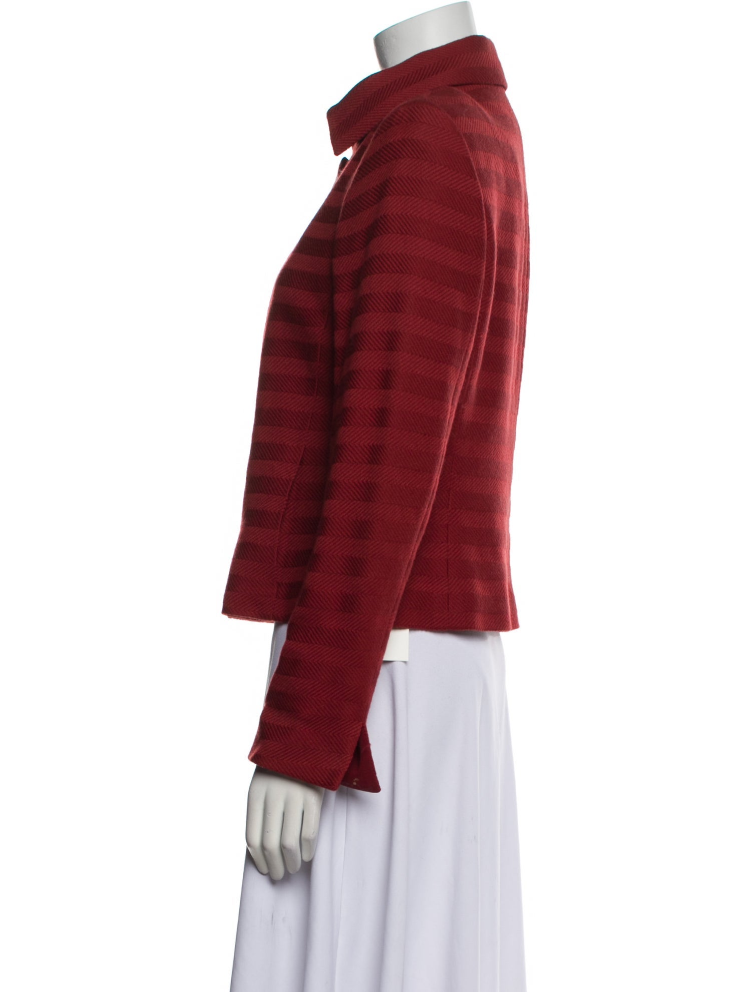 Akris Wool Tweed Pattern Jacket