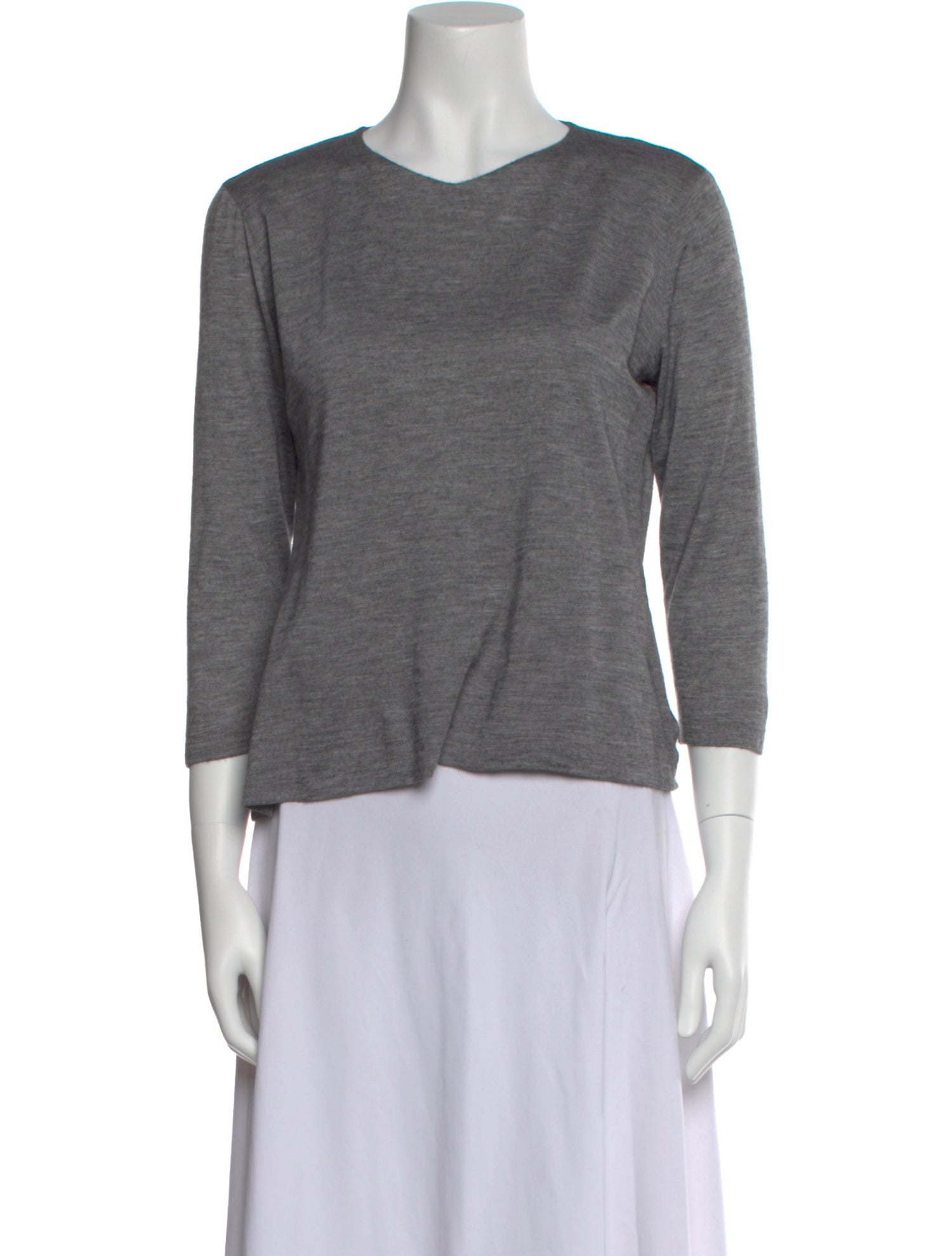 Akris Cashmere Crew Neck Top
