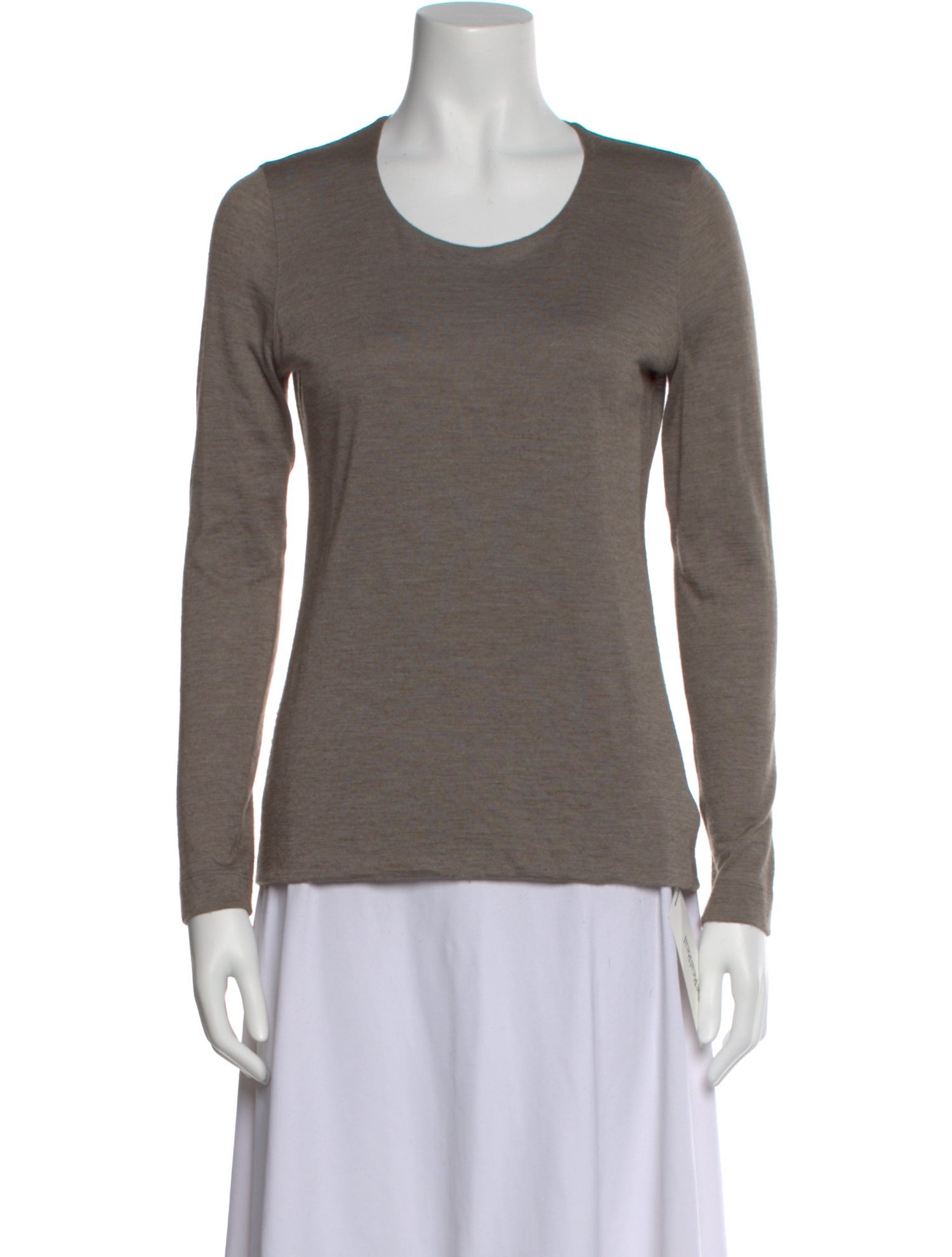Akris Cashmere Scoop Neck T-Shirt