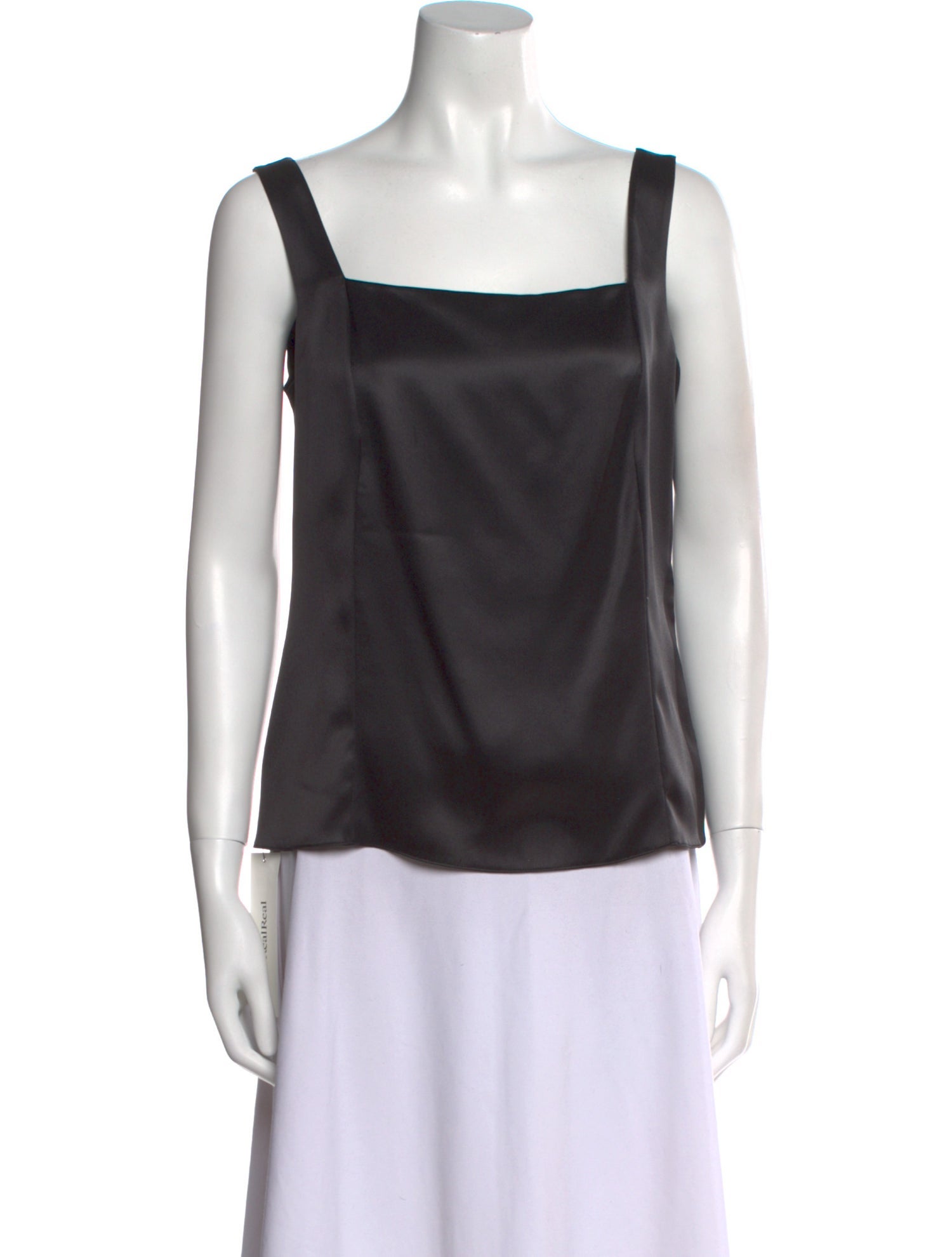 Akris Silk Square Neckline Top