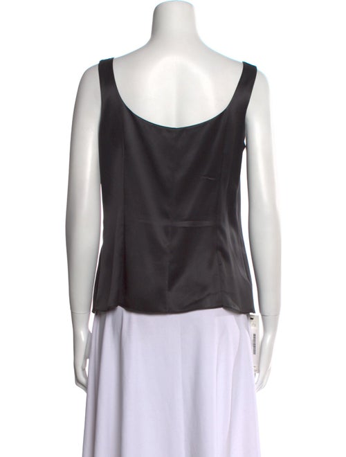 Akris Silk Square Neckline Top
