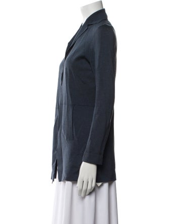 Akris Silk V-Neck Sweater