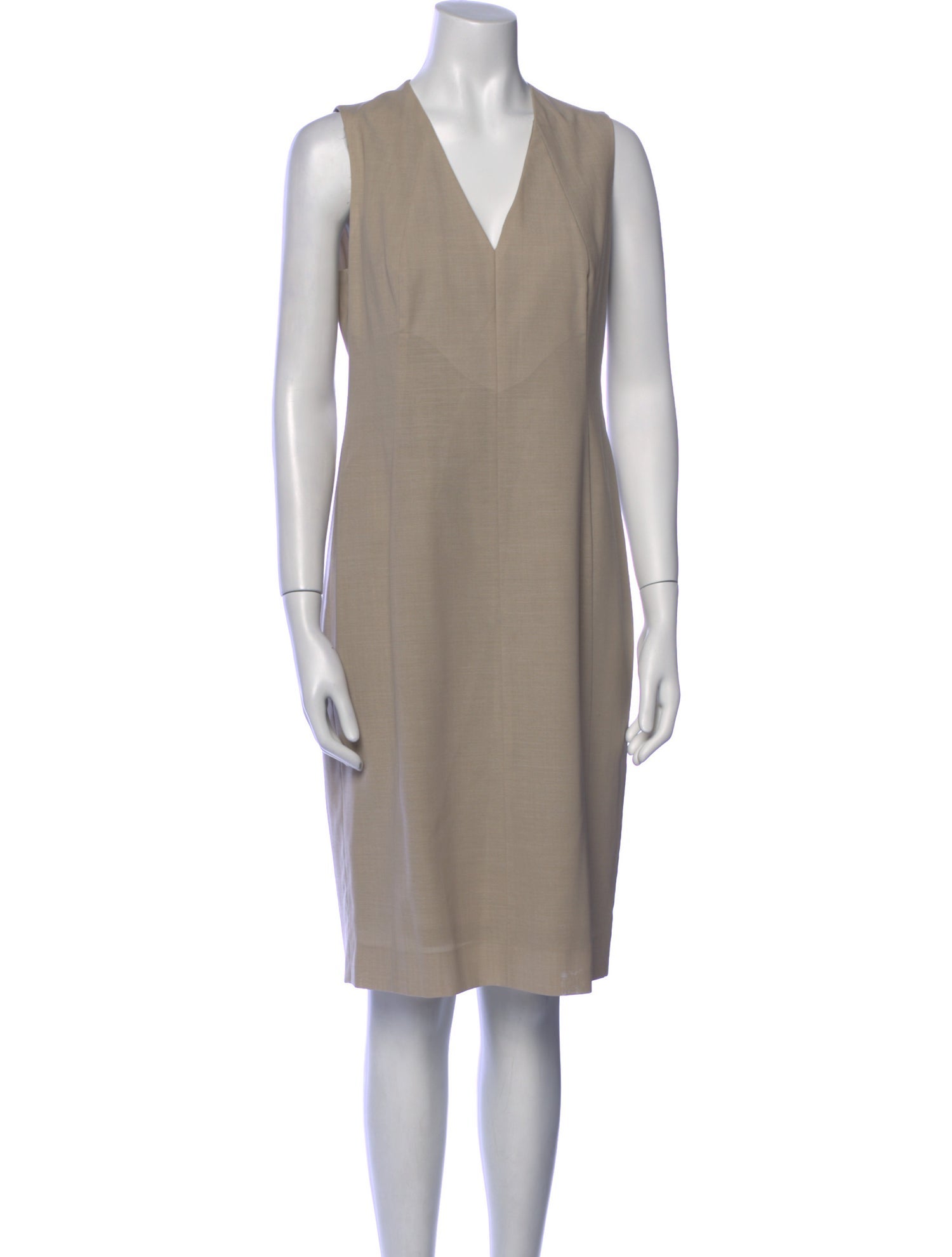 Akris Wool Knee-Length Dress