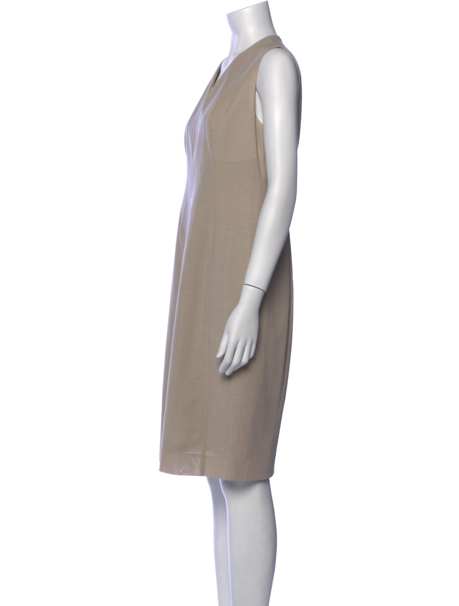 Akris Wool Knee-Length Dress