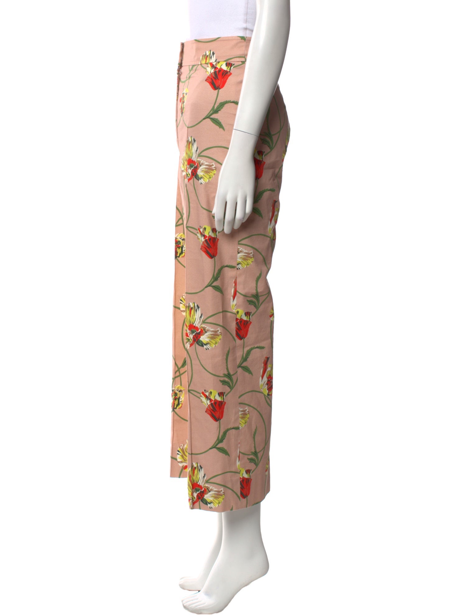 Akris Printed Wide Leg Pants