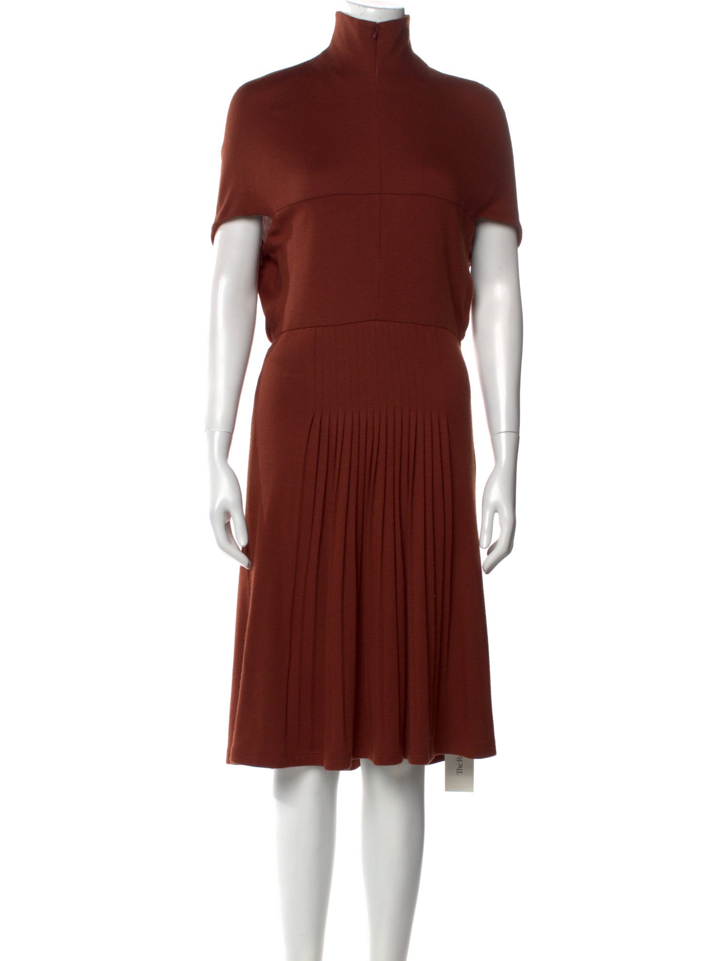 Akris Cashmere Knee-Length Dress