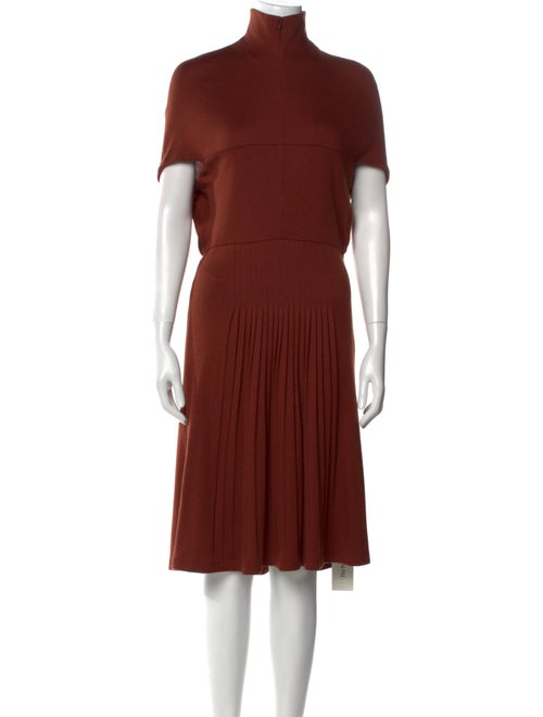 Akris Cashmere Knee-Length Dress