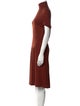 Akris Cashmere Knee-Length Dress