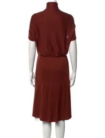 Akris Cashmere Knee-Length Dress