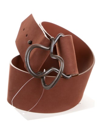 Akris Wide Leather Belt