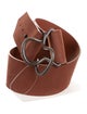 Akris Wide Leather Belt