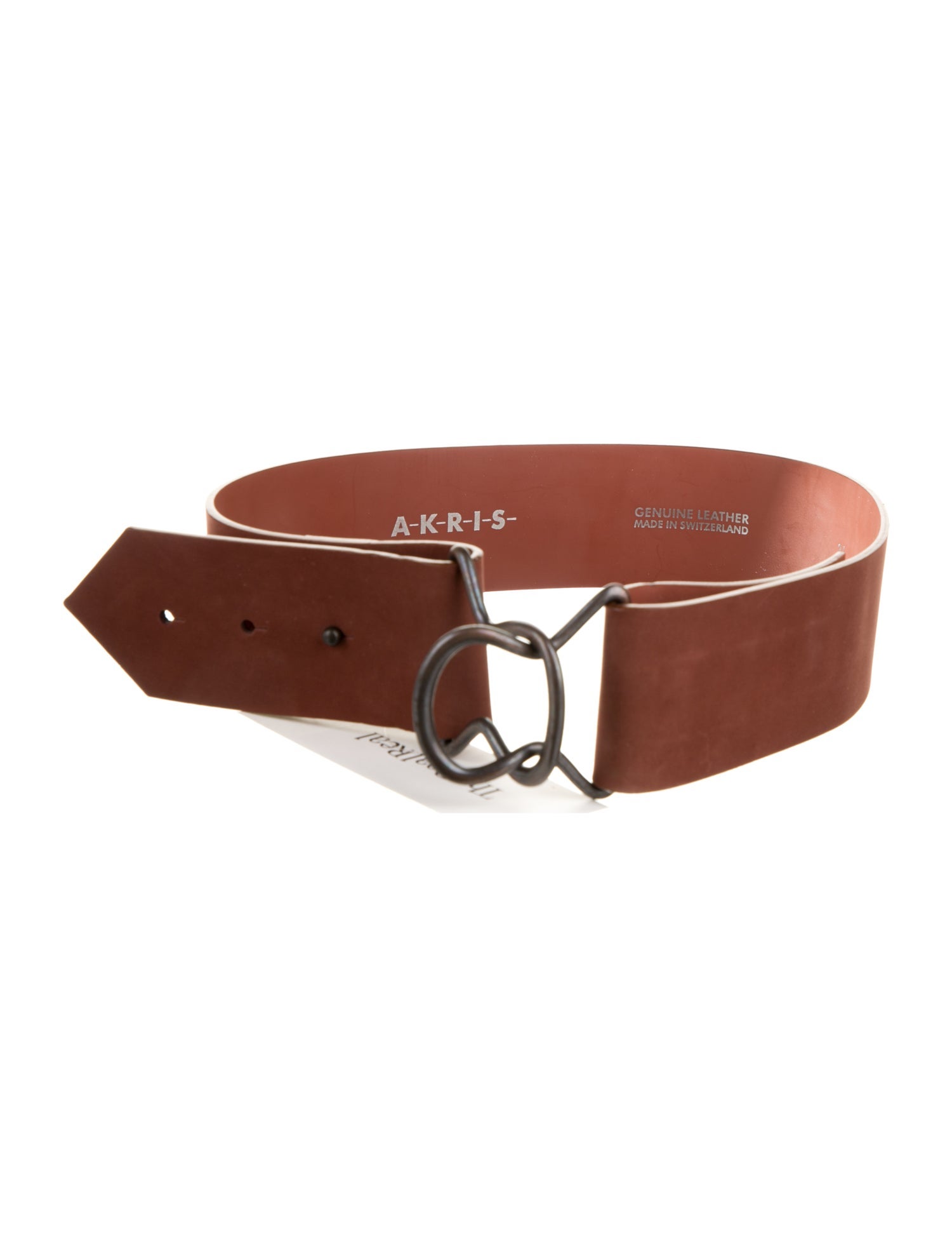Akris Wide Leather Belt