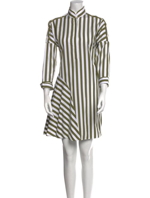 Akris Striped Mini Dress