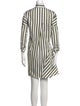 Akris Striped Mini Dress