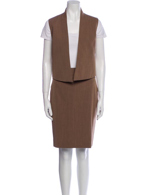 Akris Virgin Wool Skirt Set