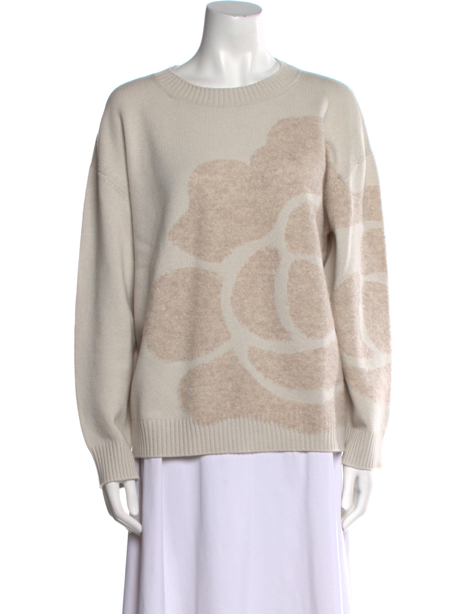 Akris Cashmere Printed Sweater