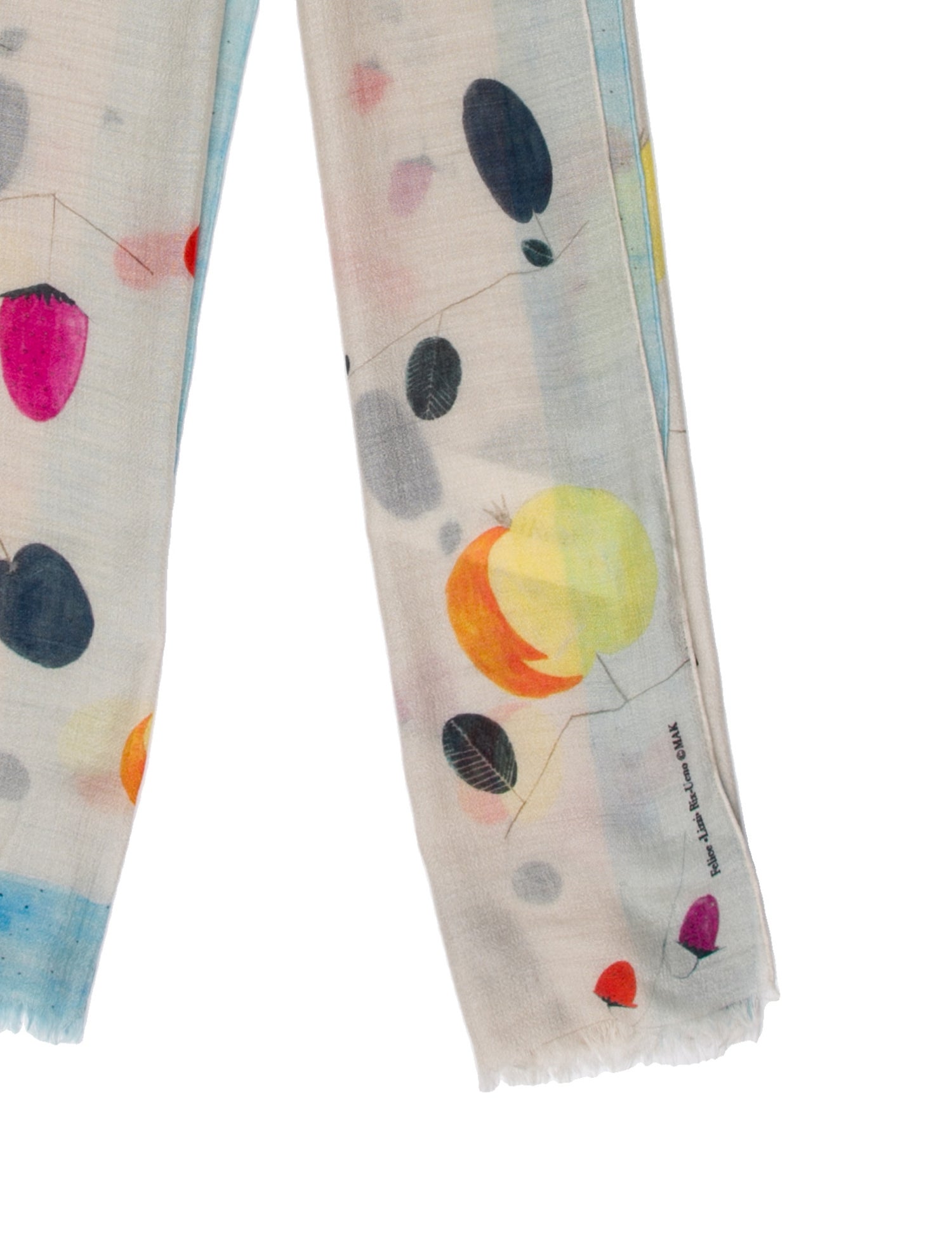 Akris Cashmere Printed Scarf