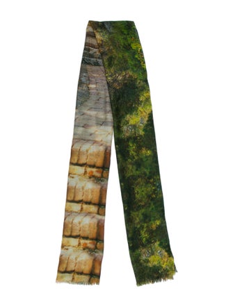 Akris Cashmere Printed Scarf