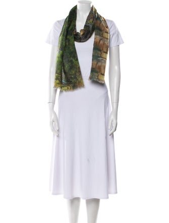 Akris Cashmere Printed Scarf