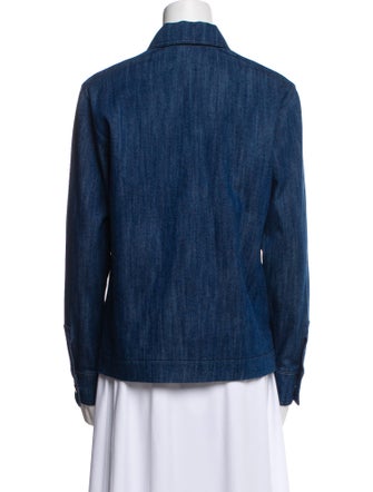 Akris Punto Long Sleeve Button-Up Top