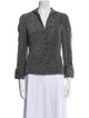 Akris Wool Tweed Pattern Blazer