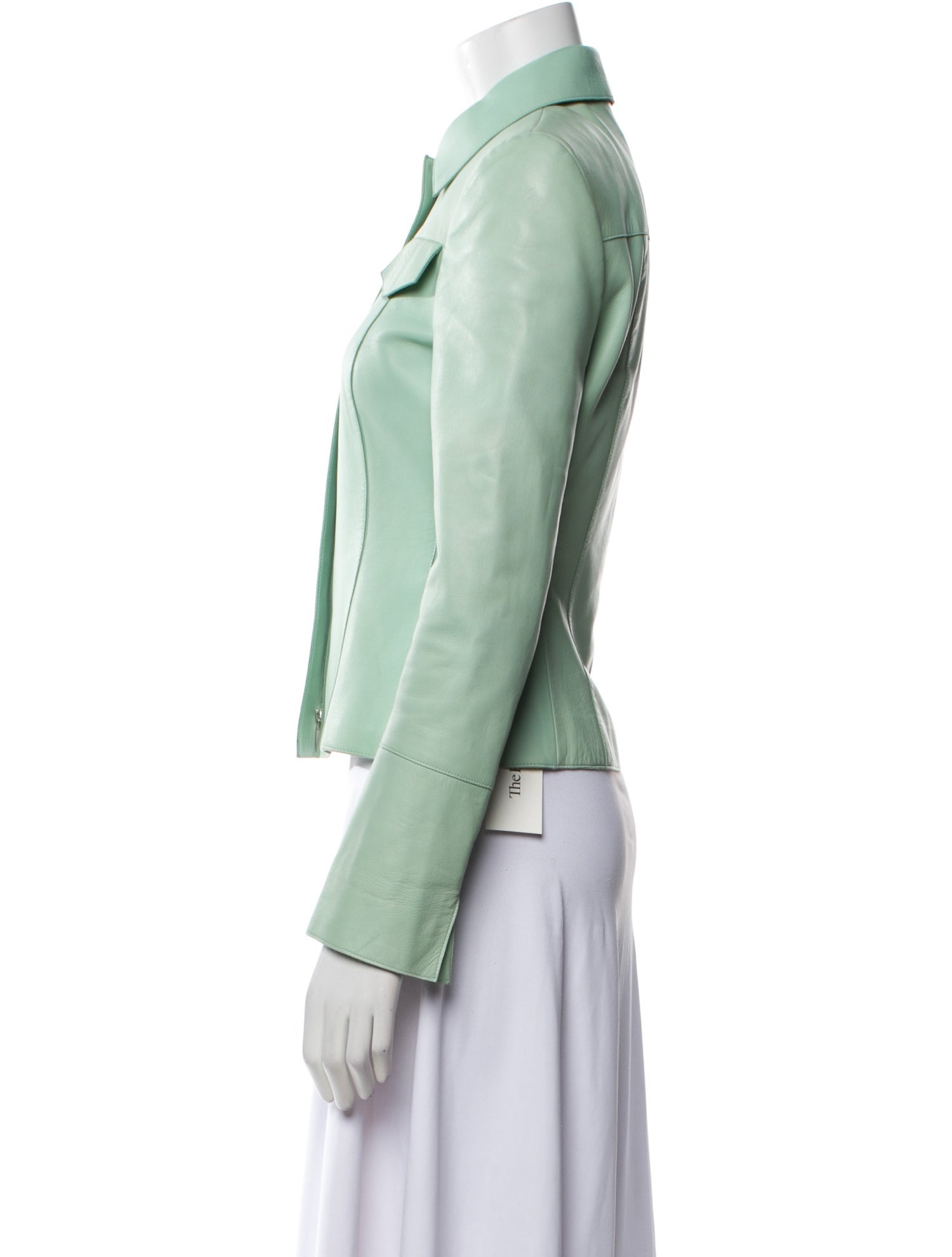 Akris Leather Biker Jacket