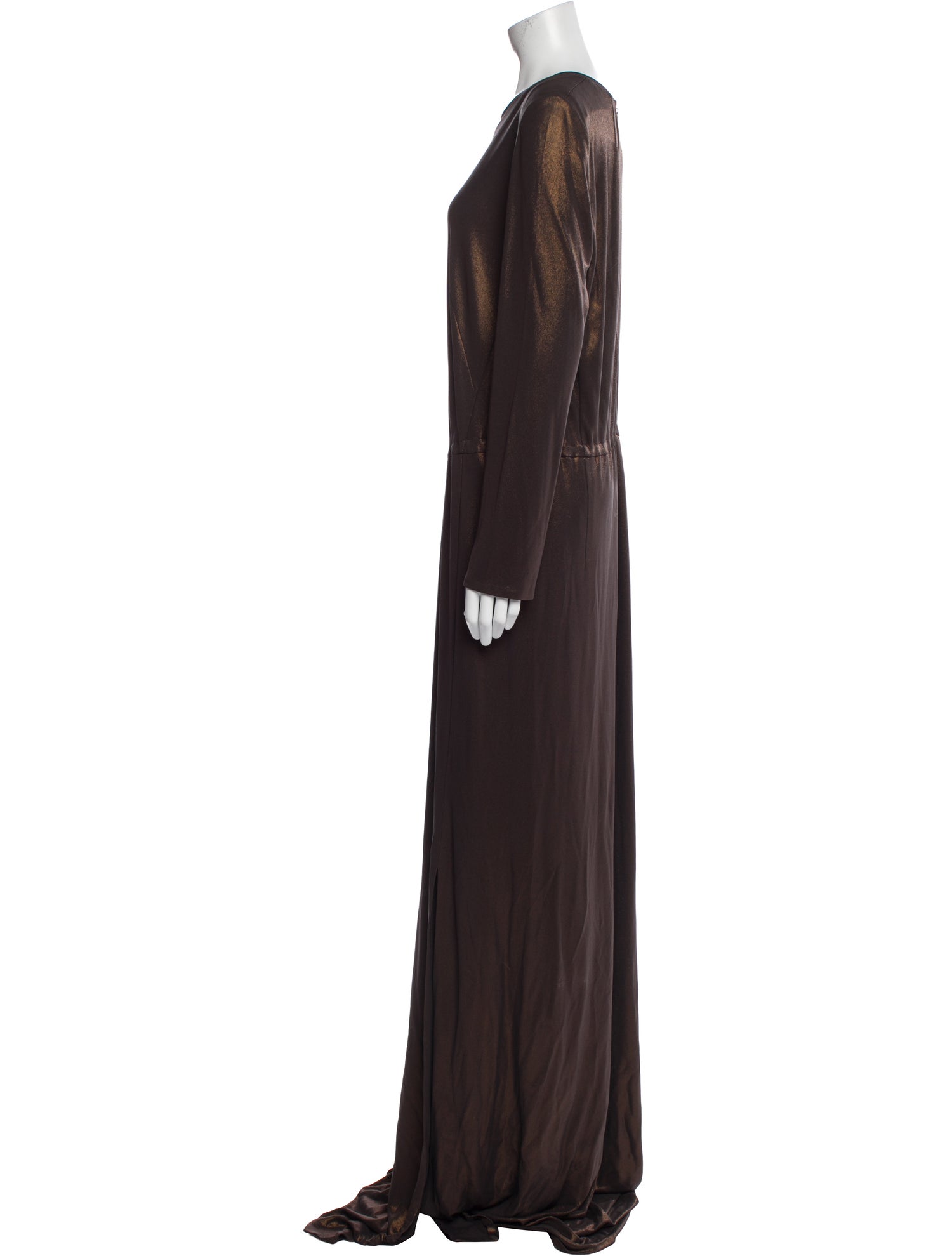 Akris Crew Neck Long Dress