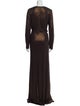 Akris Crew Neck Long Dress