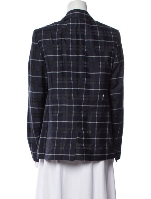 Akris Plaid Print Blazer