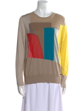 Akris Silk Printed Sweater