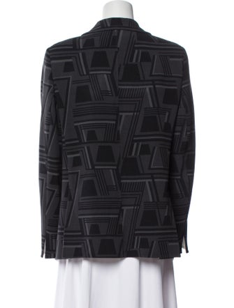 Akris Wool Printed Blazer