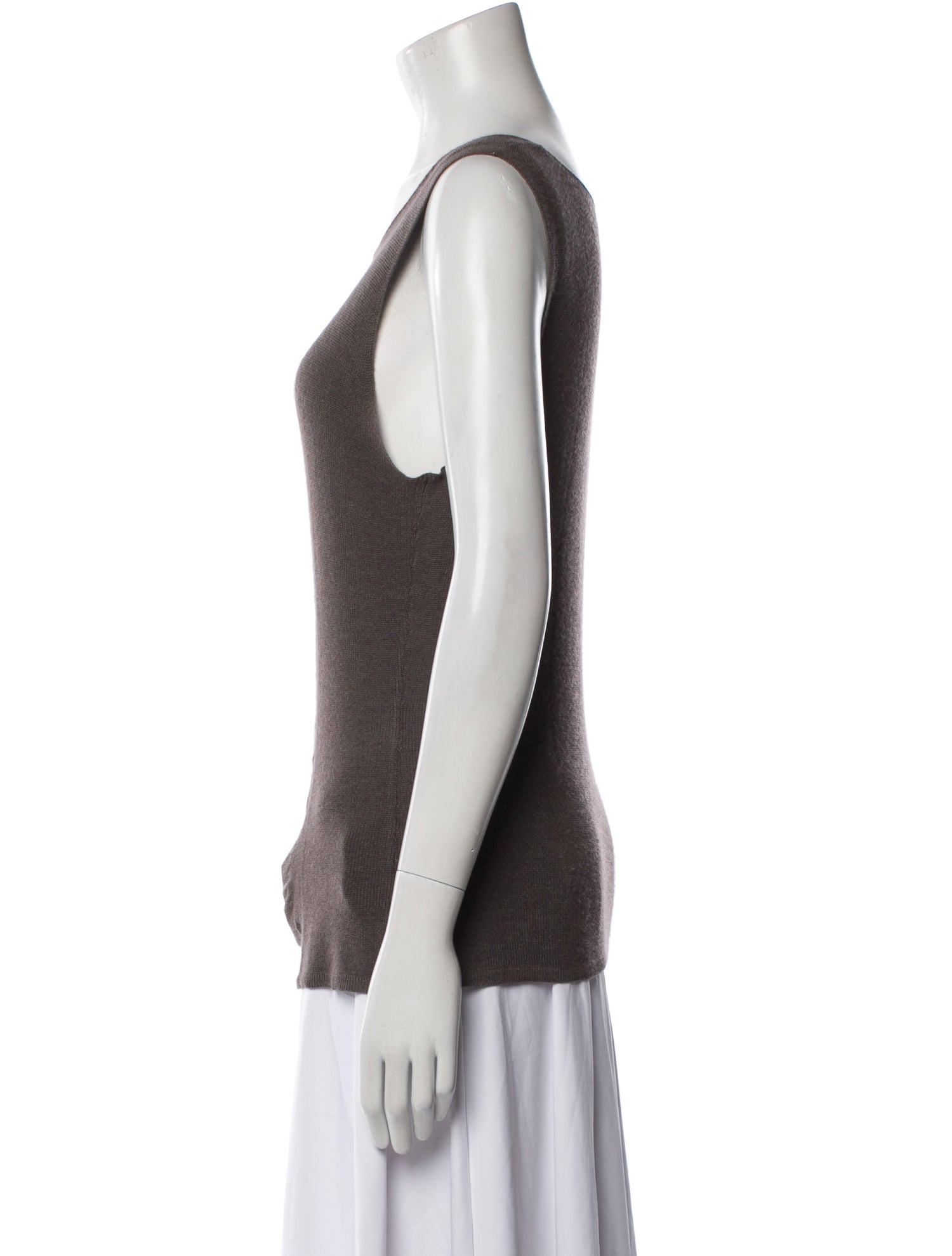 Akris Silk Scoop Neck Top