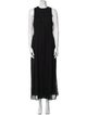 Akris Crew Neck Long Dress