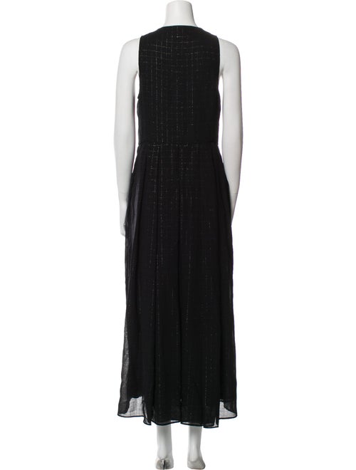 Akris Crew Neck Long Dress