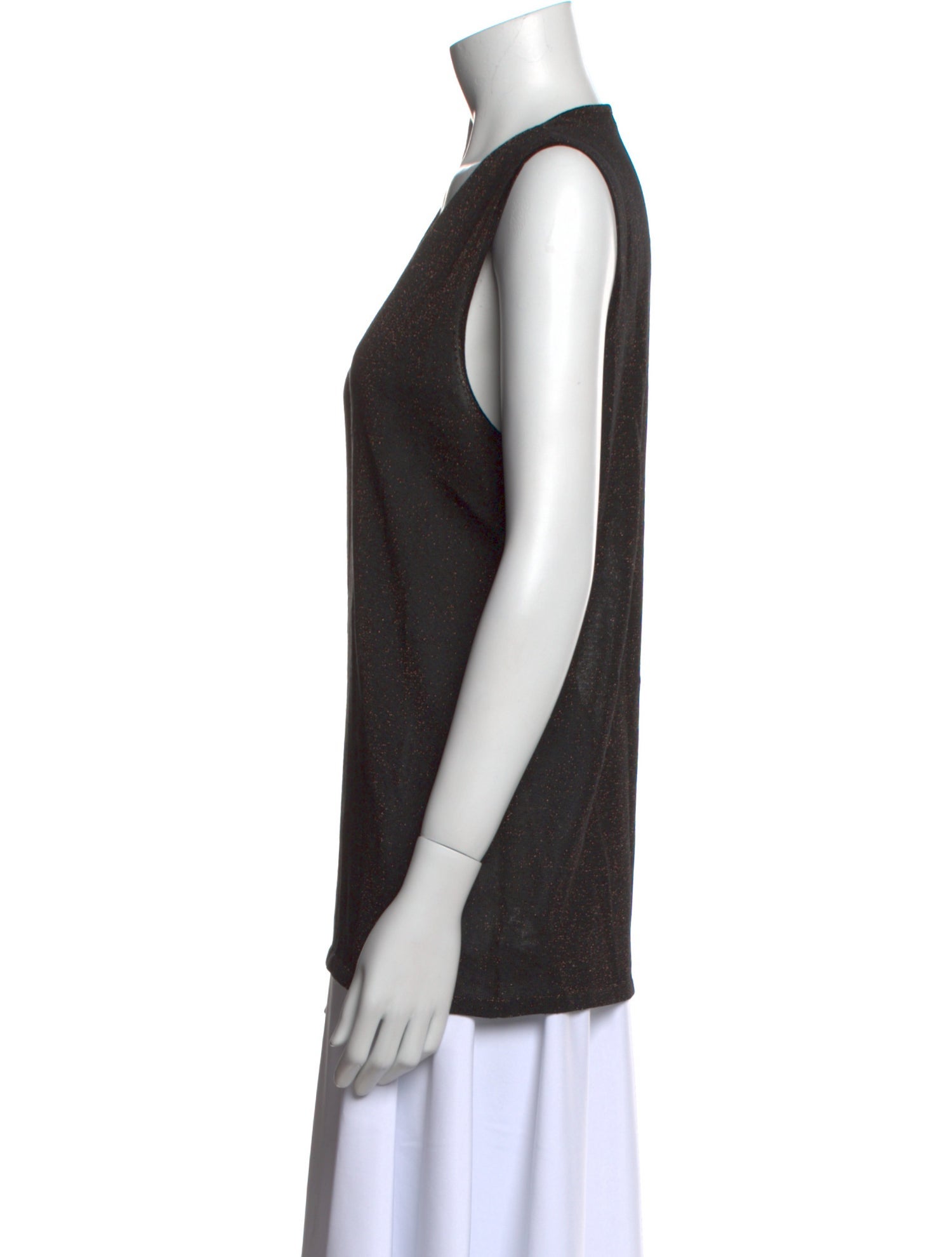 Akris Silk V-Neck Top