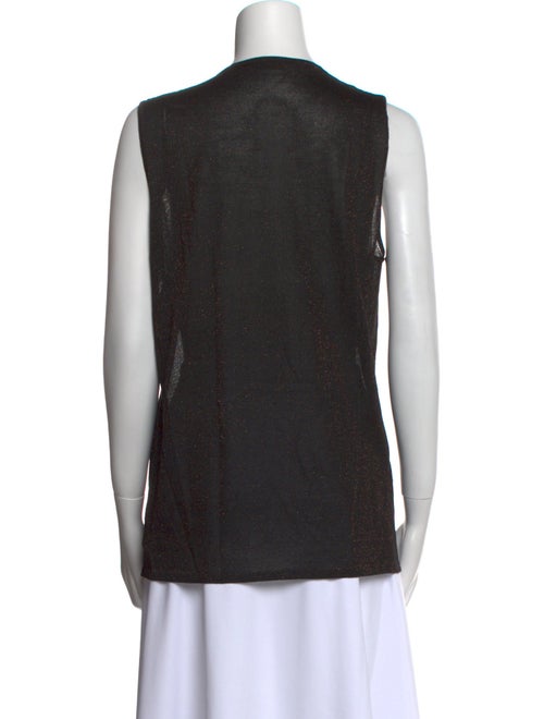 Akris Silk V-Neck Top