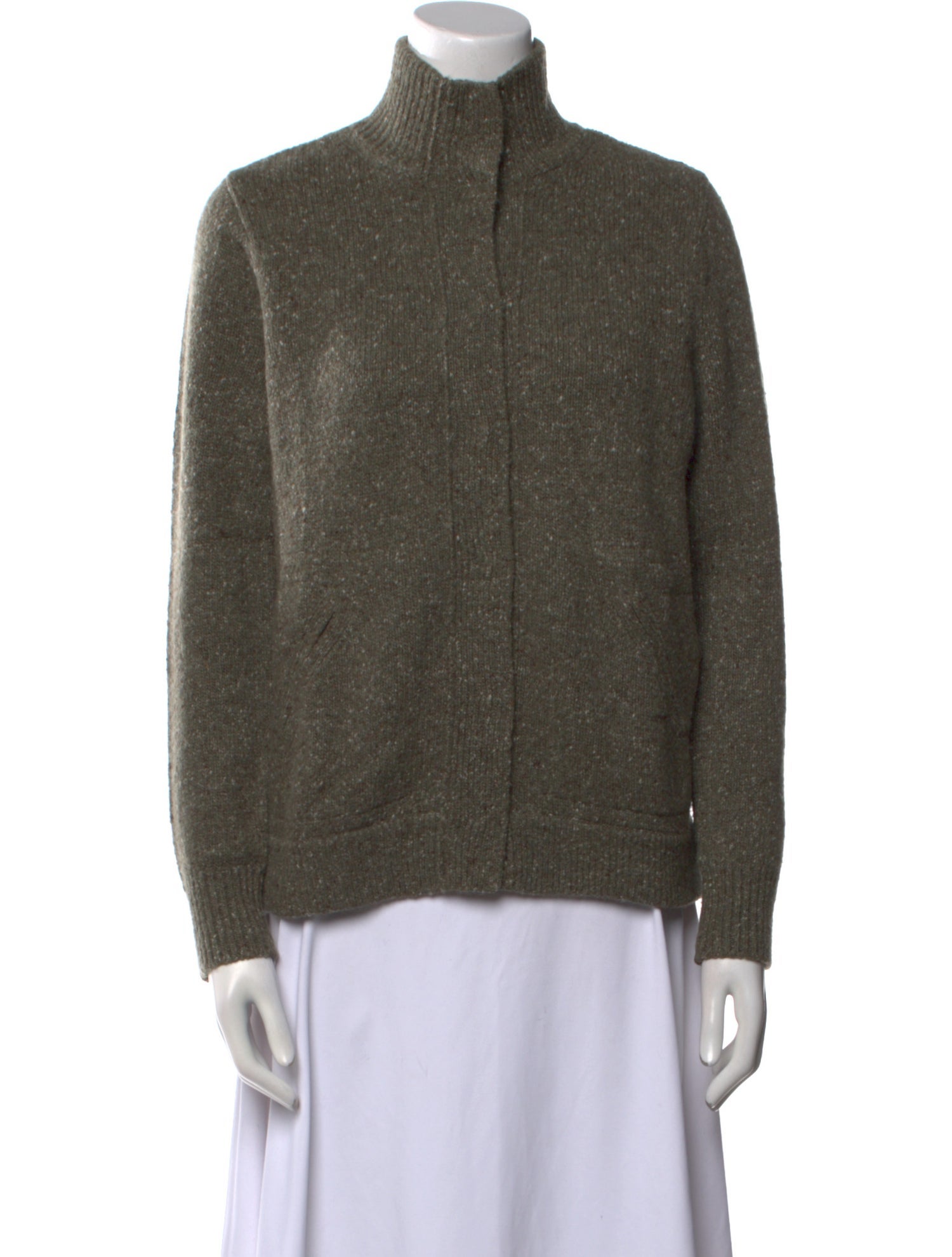 Akris Cashmere Mock Neck Sweater