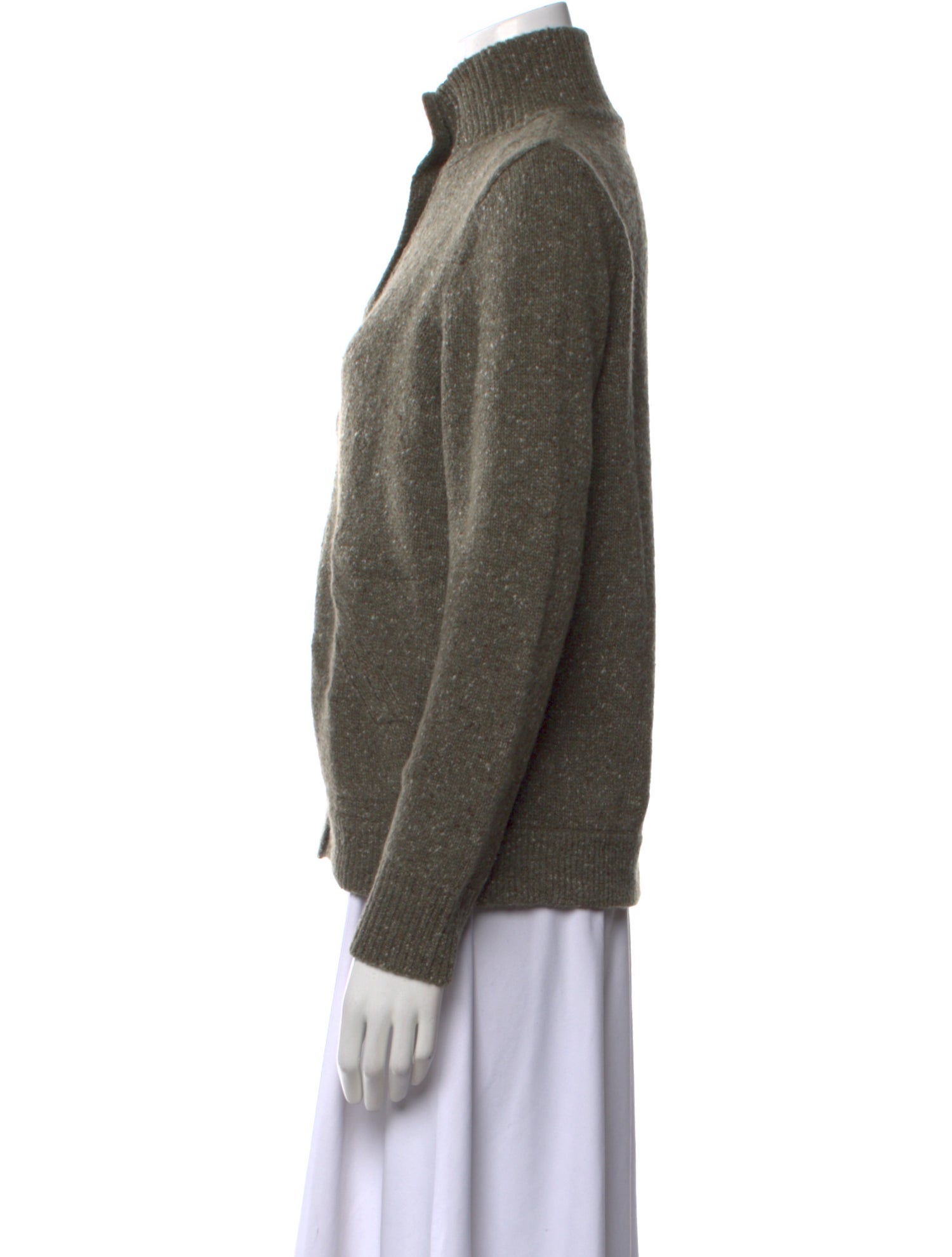 Akris Cashmere Mock Neck Sweater