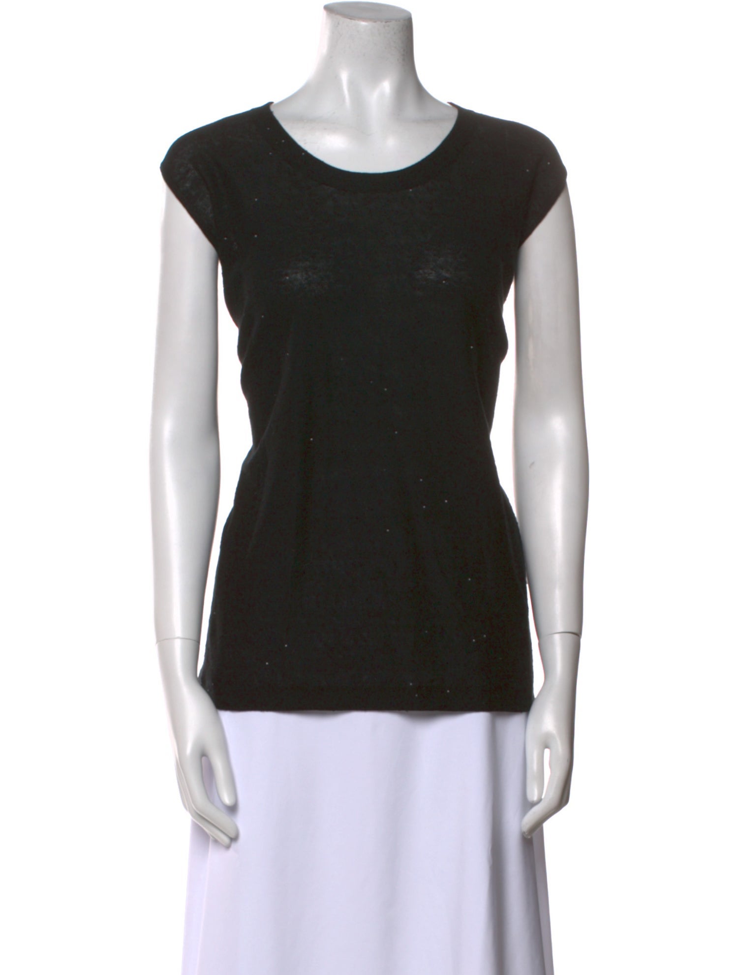 Akris Linen Scoop Neck T-Shirt