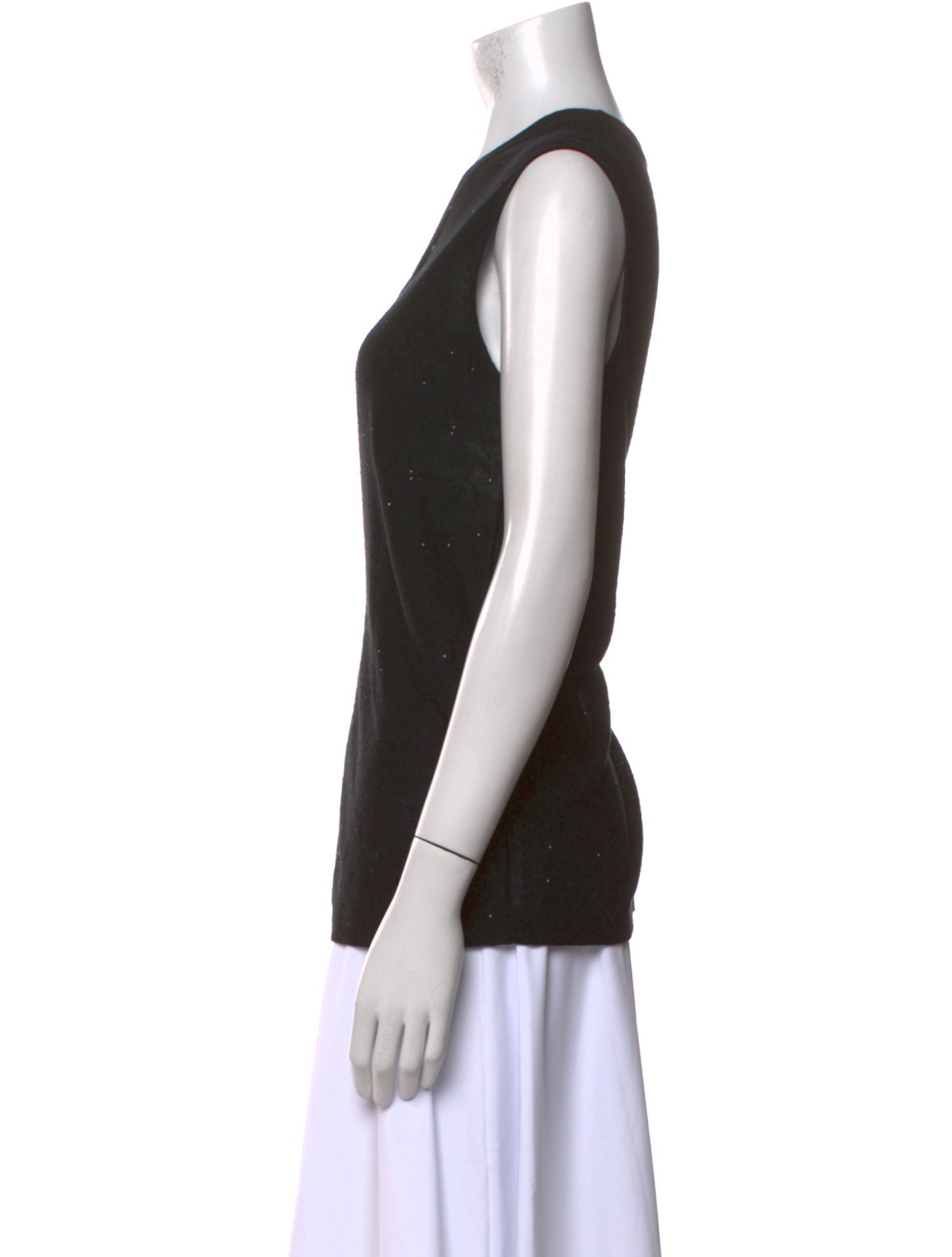 Akris Linen Scoop Neck T-Shirt