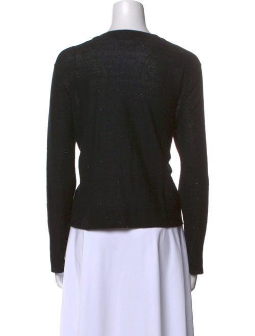 Akris Linen Open Front Sweater