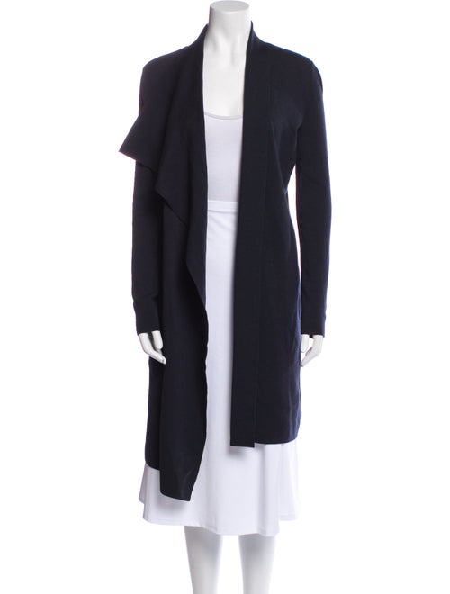 Akris x Bergdorf Goodman Wool Open Front Sweater